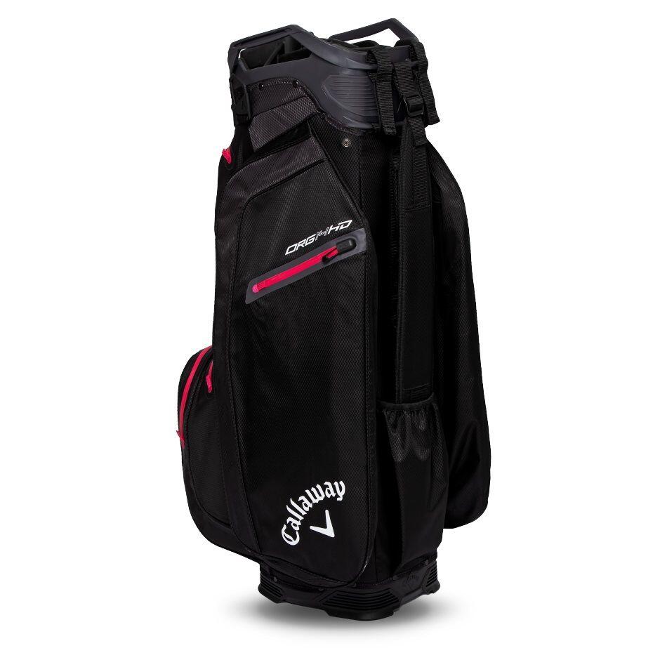 Callaway Golf ORG 14 HD 2025, Sac de transport pour le golf, Noir/Charcoal/Pink 4/6