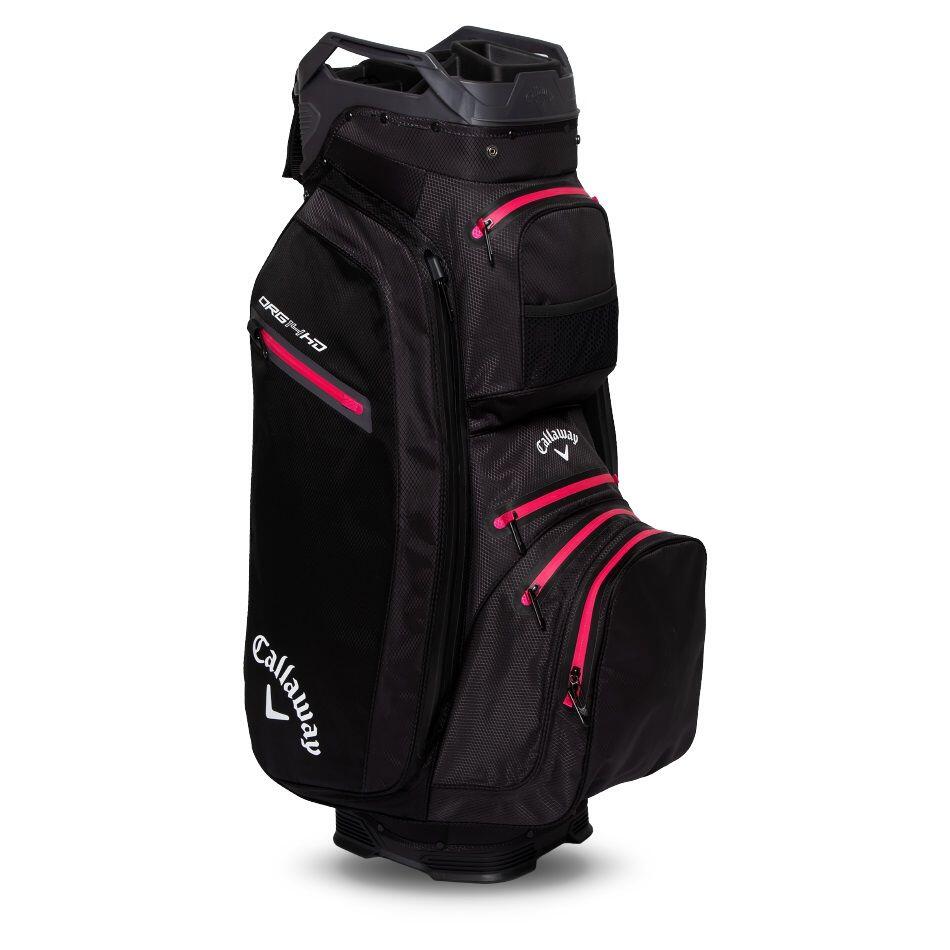 Callaway Golf ORG 14 HD 2025, Sac de transport pour le golf, Noir/Charcoal/Pink 3/6