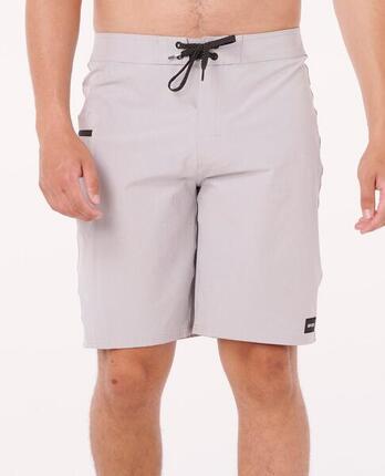 Herren Boardshorts 21" mit schnelltrocknendem Material und Tasche Grau Meliert