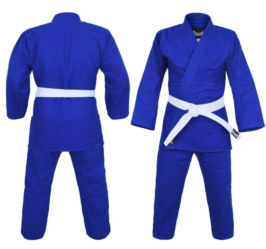 Dragon Blue 1.5 (550Gsm) Judo Weave Uniform