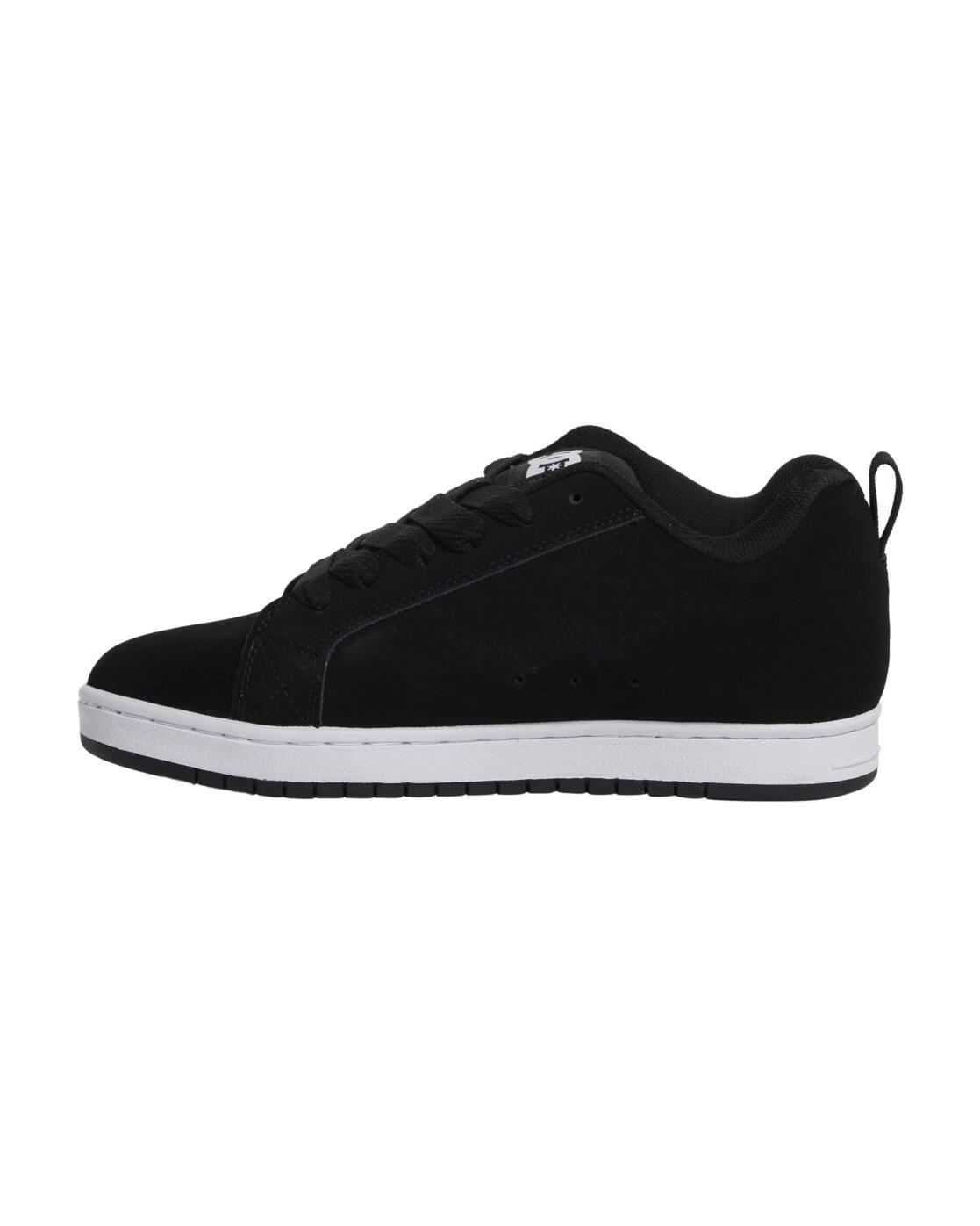 Chaussures en cuir COURT GRAFFIK Noir Homme 3/4