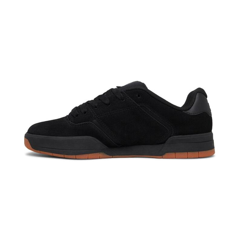 Pantofi Dc-shoes Central din piele neagră pentru bărbați