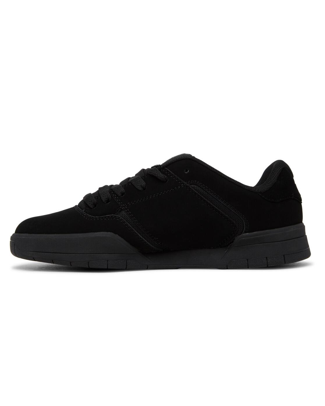 Zapatillas de piel CENTRAL Negro Hombre 3/4