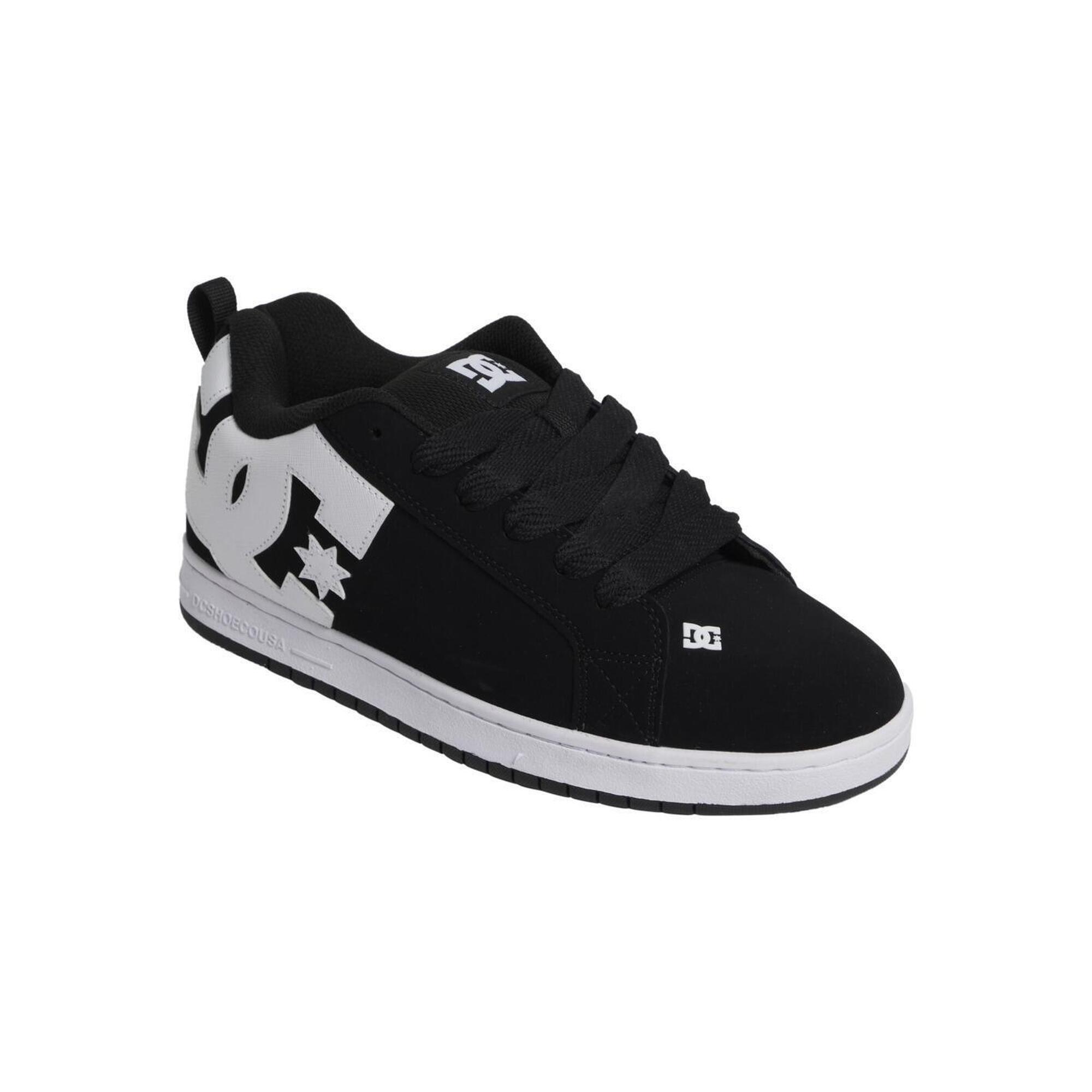 Dc Shoes - Chaussures En Cuir Court Graffik Noir Homme - Baskets - Multicolore - Decathlon
