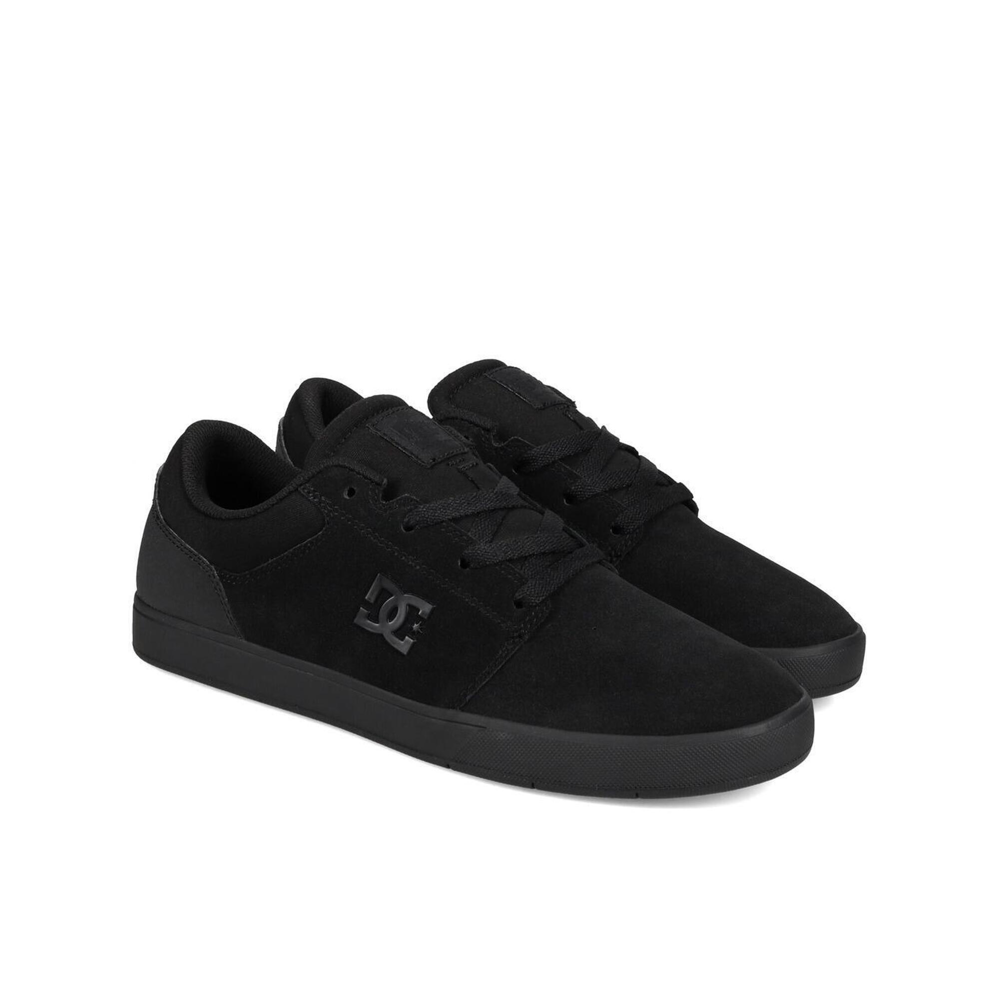 Dc Shoes - Chaussures En Cuir Crisis 2 Noir Homme - Chaussures De Sport - Noir - Decathlon