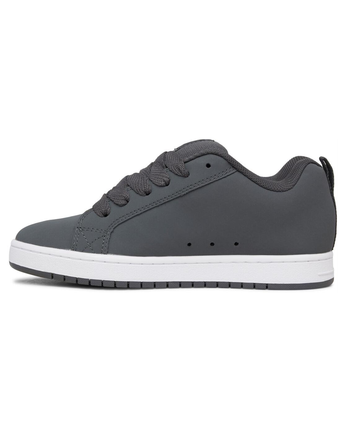 Chaussures en cuir COURT GRAFFIK Gris Homme 3/4