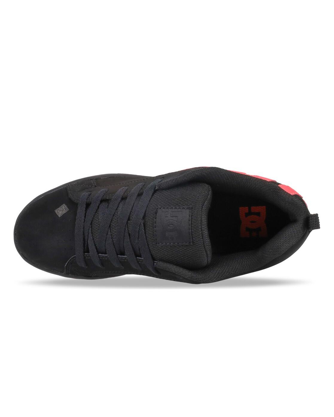 Chaussures en cuir COURT GRAFFIK Noir Femme 4/5