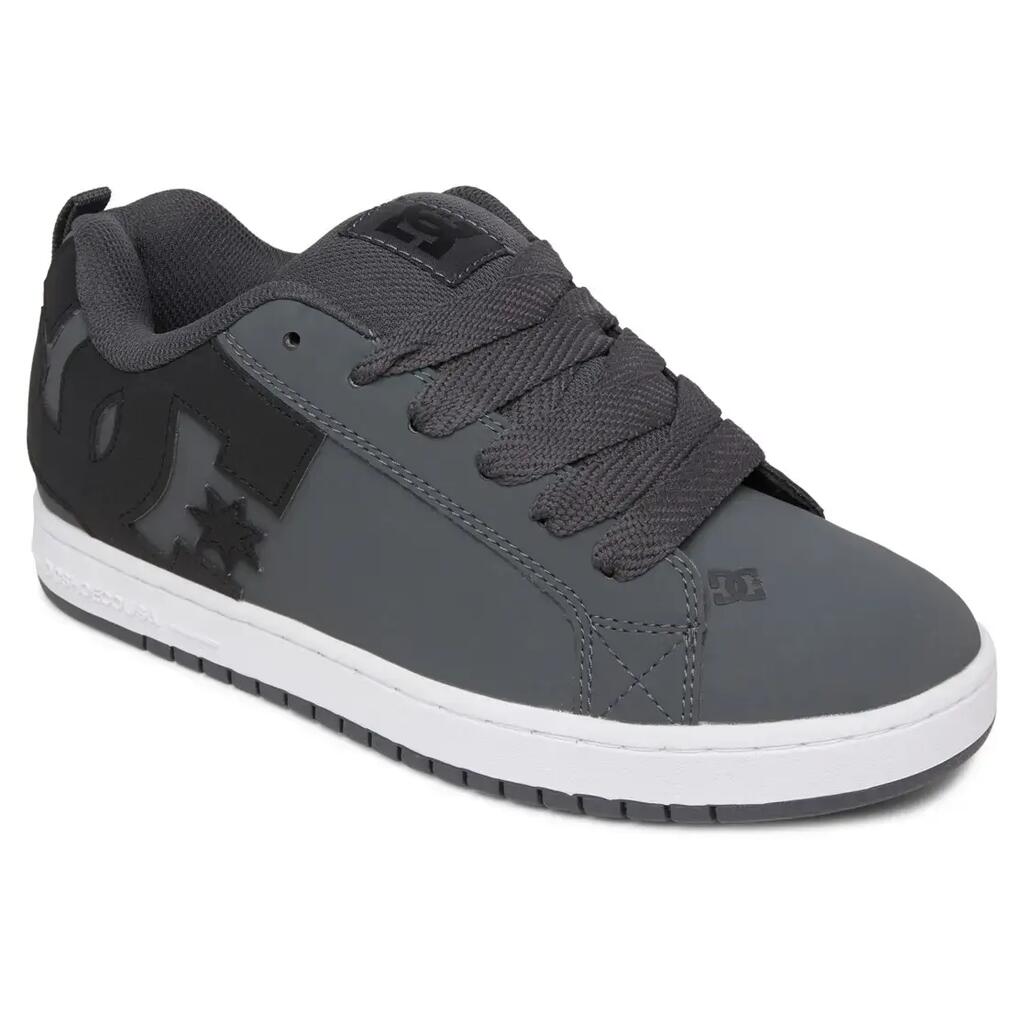 DC Court Graffik Men's Grey Leather Shoes