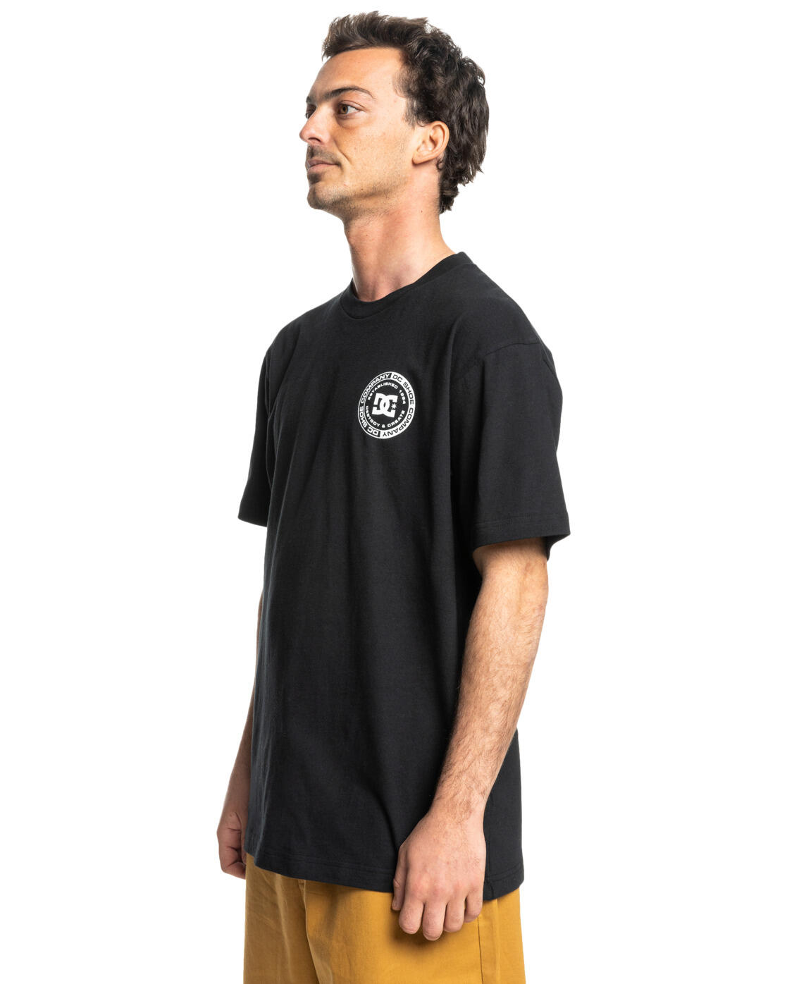Camiseta de manga corta DC CORPO FB Negro Hombre 3/4