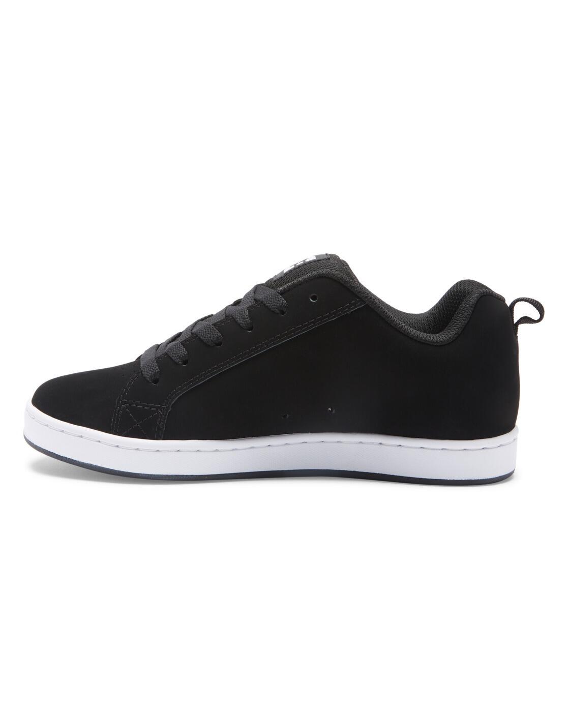 Zapatillas de piel COURT GRAFFIK Negro Mujer 3/6