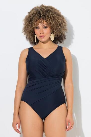 Femme Maillot de bain à bonnets souples effet drapé matières recyclées