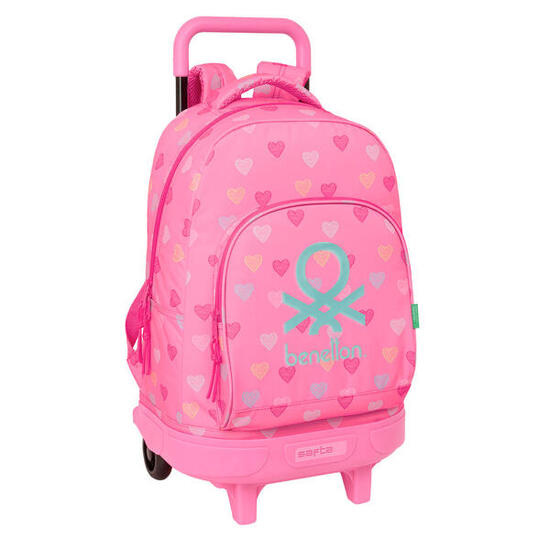 Cartable à roulettes BENETTON Heart Polyester 300D