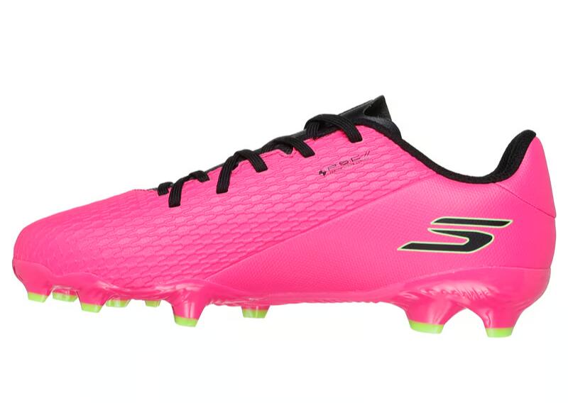 Chaussures de football Skechers SKX_2 JR MG rose 2/5