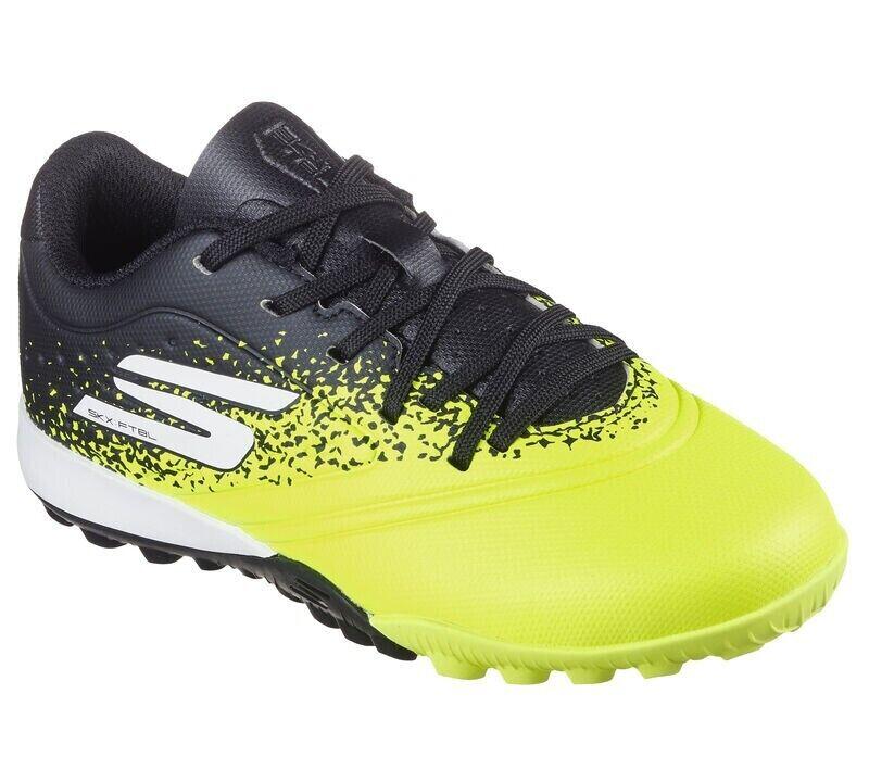 Chaussures de football SKECHERS Razor 1.5 Jr turf jaune/noir 2/5