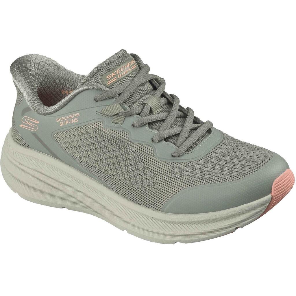 Skechers BOBS Skillz Textile Women's Olive Trainers