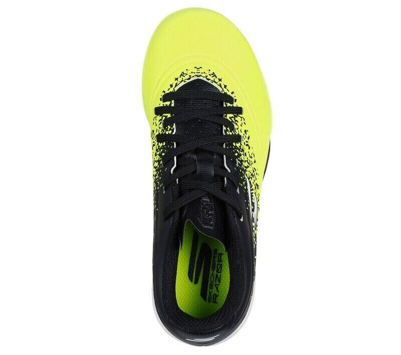 Chaussures de football SKECHERS Razor 1.5 Jr turf jaune/noir 4/5