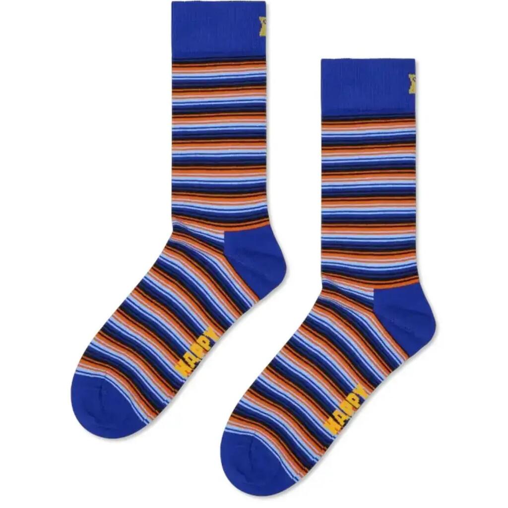 Socks and sock liners for Men Happy socks Mini stripe Multicolor.