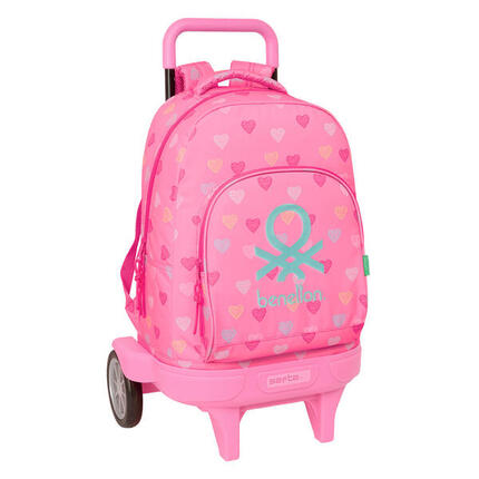 Cartable à roulettes BENETTON Heart Polyester 300D