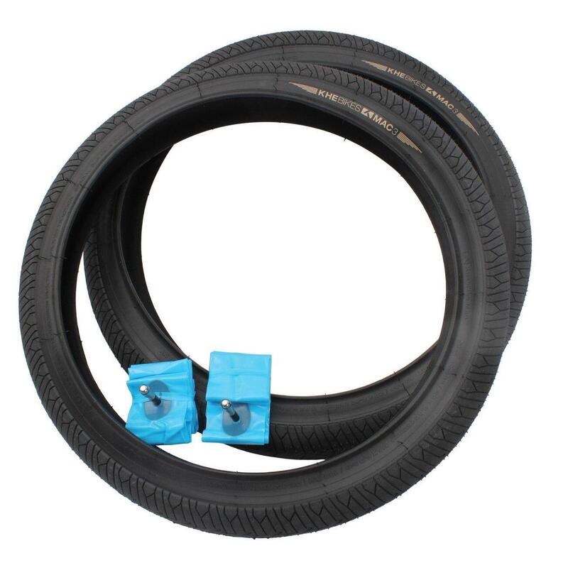 BMX cauciucuri 2x MAC3 + 2x camere KHE LASER