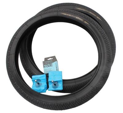 Bmx banden 2x mac3 + 2x khe laser binnenbanden