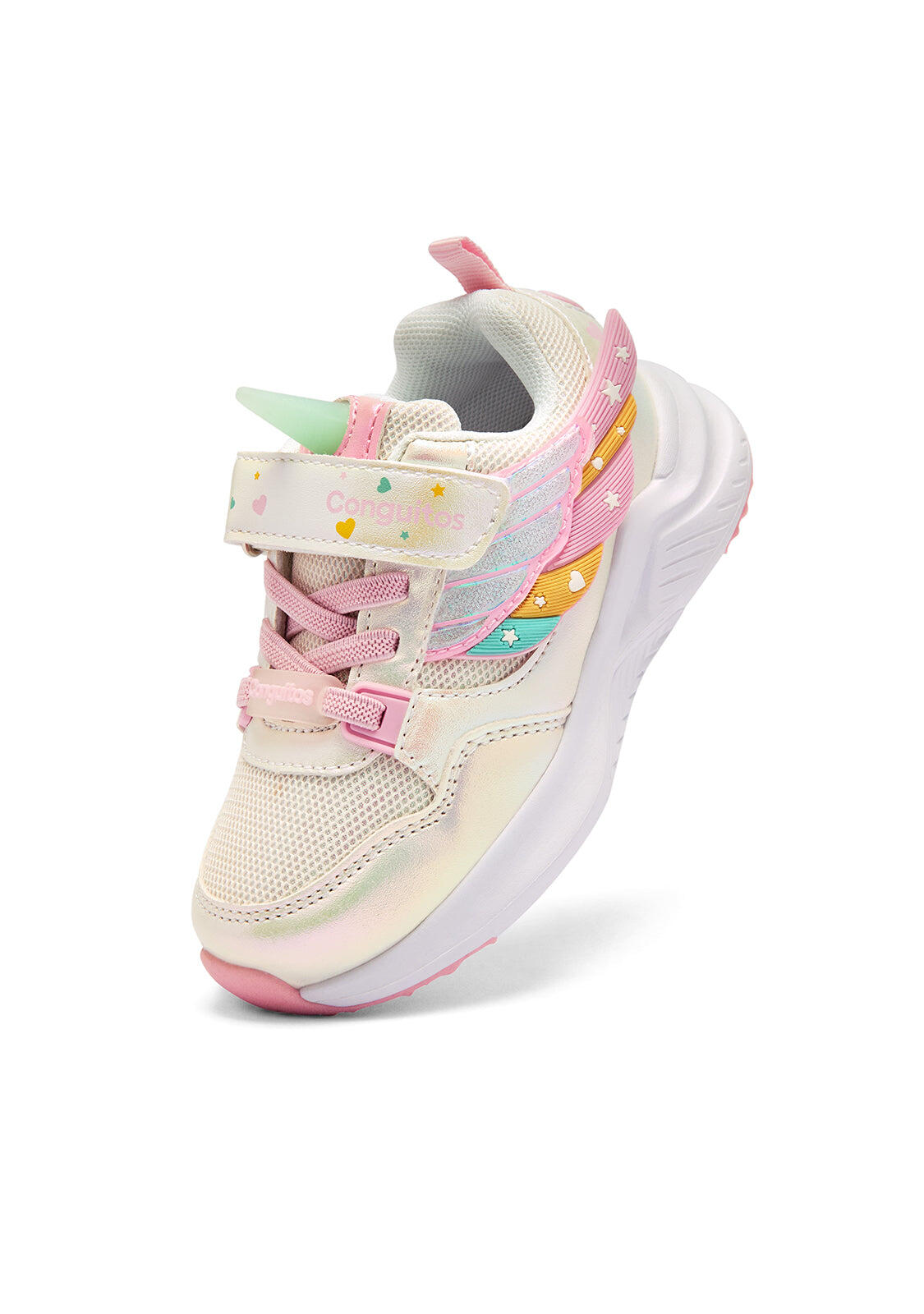 Zapatillas Conguitos Luces Unicornio Fantasía 4/4