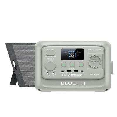 BLUETTI Solar Generator Elite 30 V2 + 100W, 288Wh für Camping & Outdoor