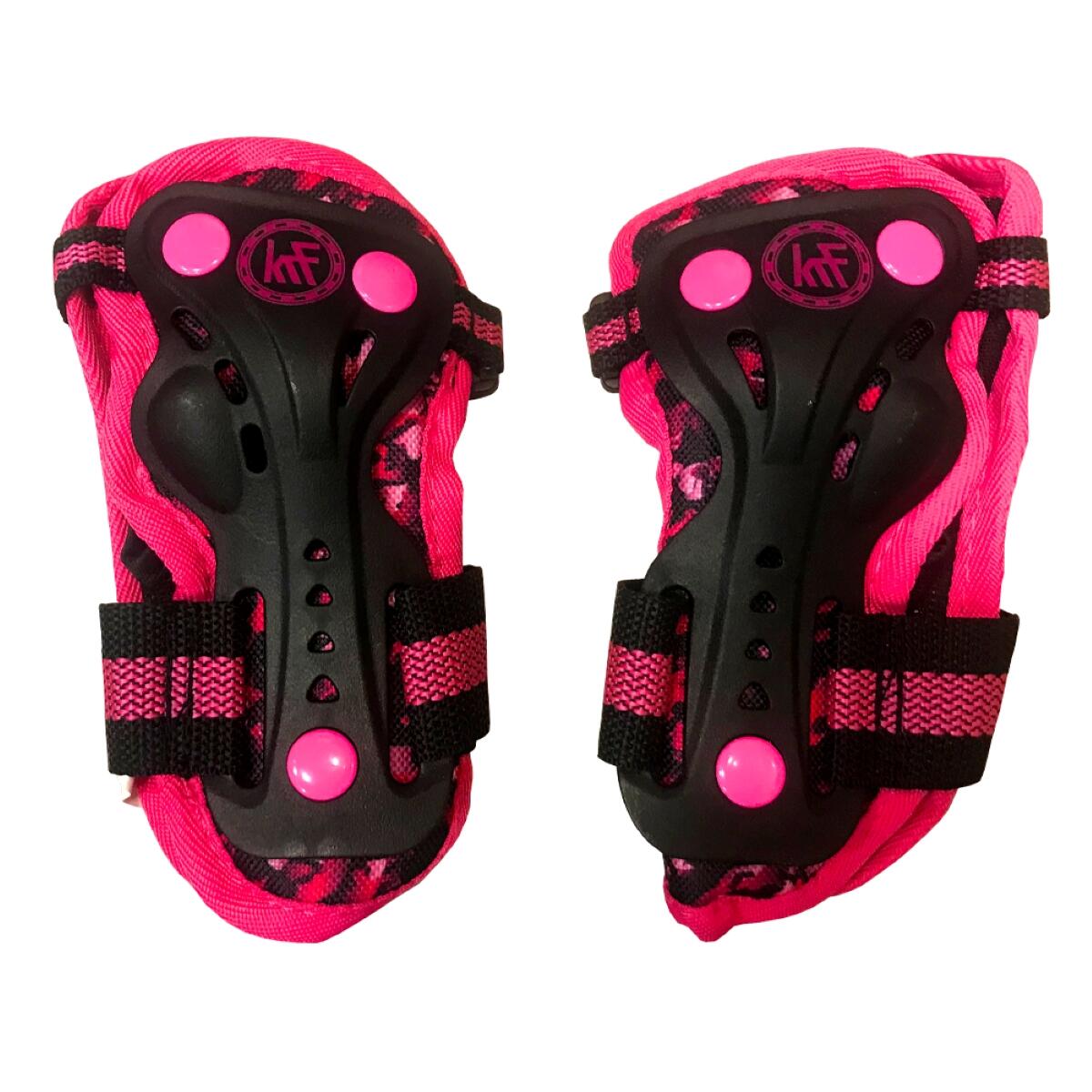 SET PROTECCIONES JUNIOR KRF CAMUFLAJE ROSA 4/4