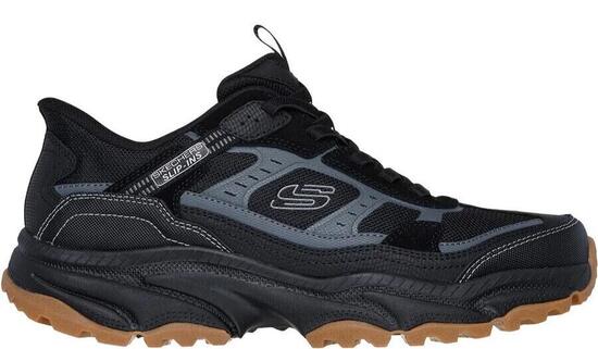 Skechers Slip-ins Vigor AT | Zwart | Heren Slip-on Outdoor Sport Schoen