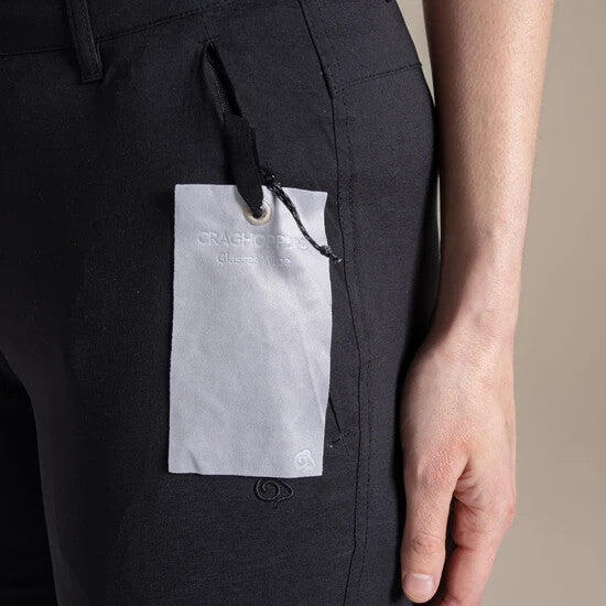 Pantalon de randonnée Craghoppers Kiwi Pro III femme noir 6/6