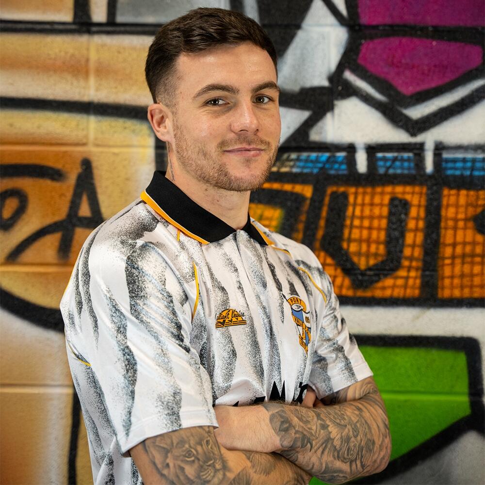 Herren - Retro Fußballtrikot - Port Vale F.C. 1991/92 - Weiß 2/7