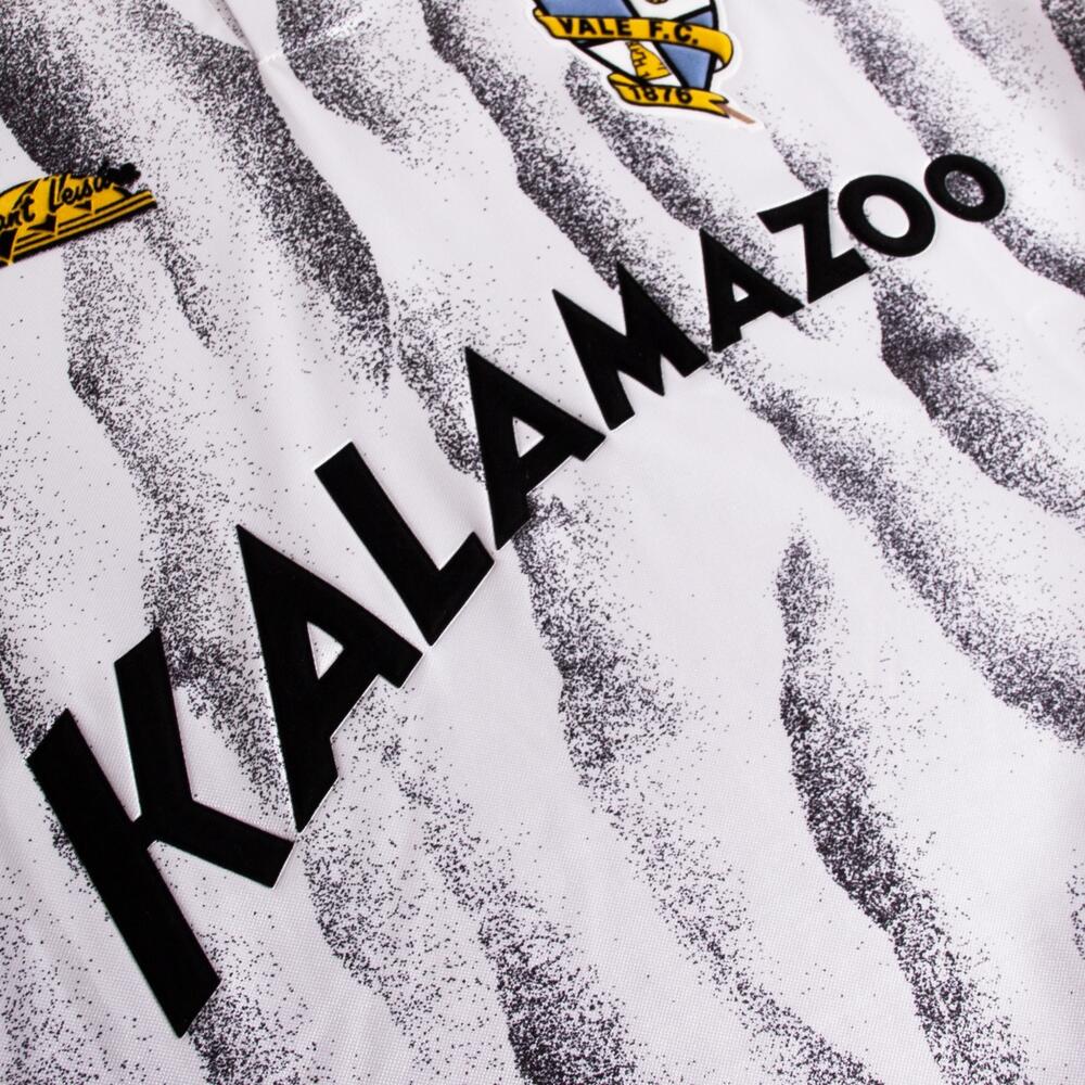 Herren - Retro Fußballtrikot - Port Vale F.C. 1991/92 - Weiß 6/7