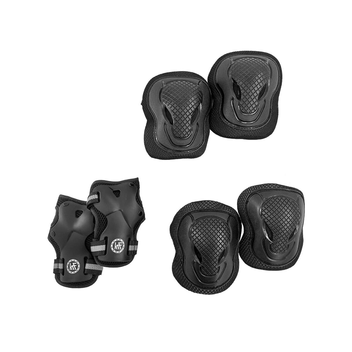 KRF SET PROTECCIONES COMPLETO ESSENTIAL NEGRO 2/4