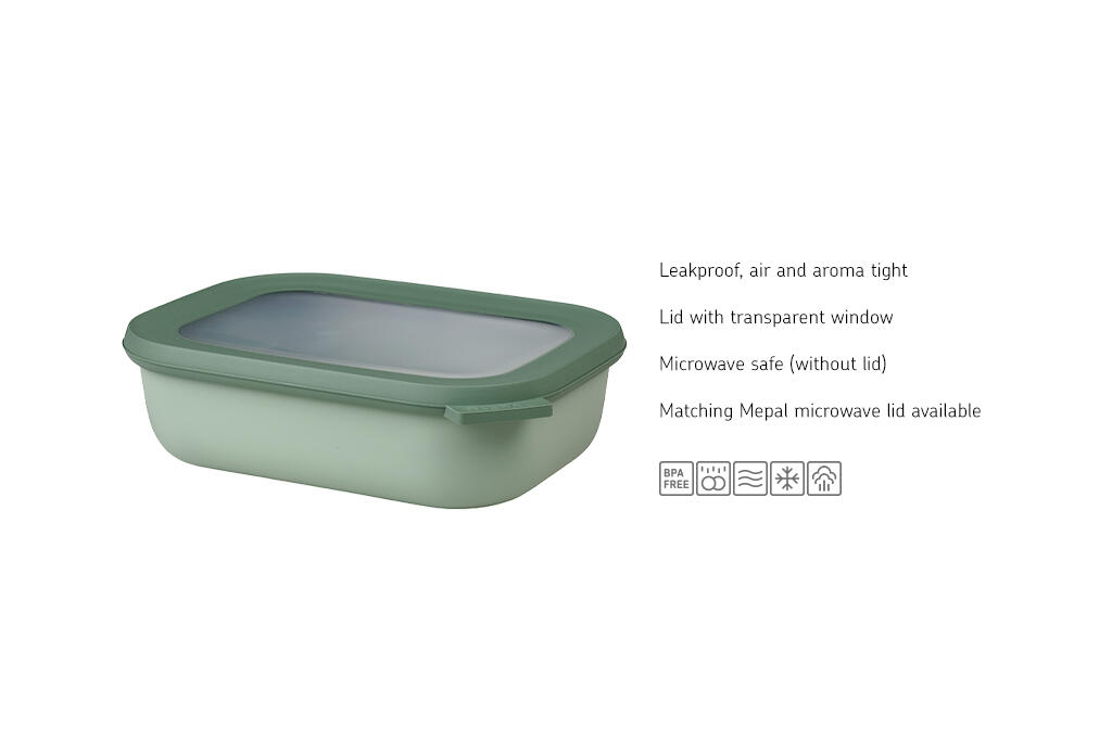 Mepal Cirqula Mikrowellengeschir set 2 teilig - Nordic sage 2/6