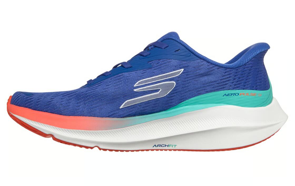 Baskets de running Skechers Aero Pulse Hands Free blanc / noir 2/5