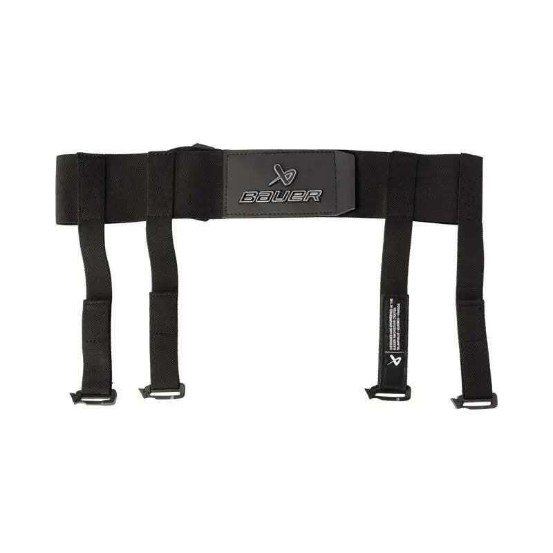 BAUER Garterbelt black adult Hockey Goalie Jock, Belt And Shoulder Strap
