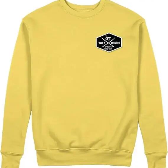 Patch Sweatshirt - Crew Neck / Adult (Yellow)