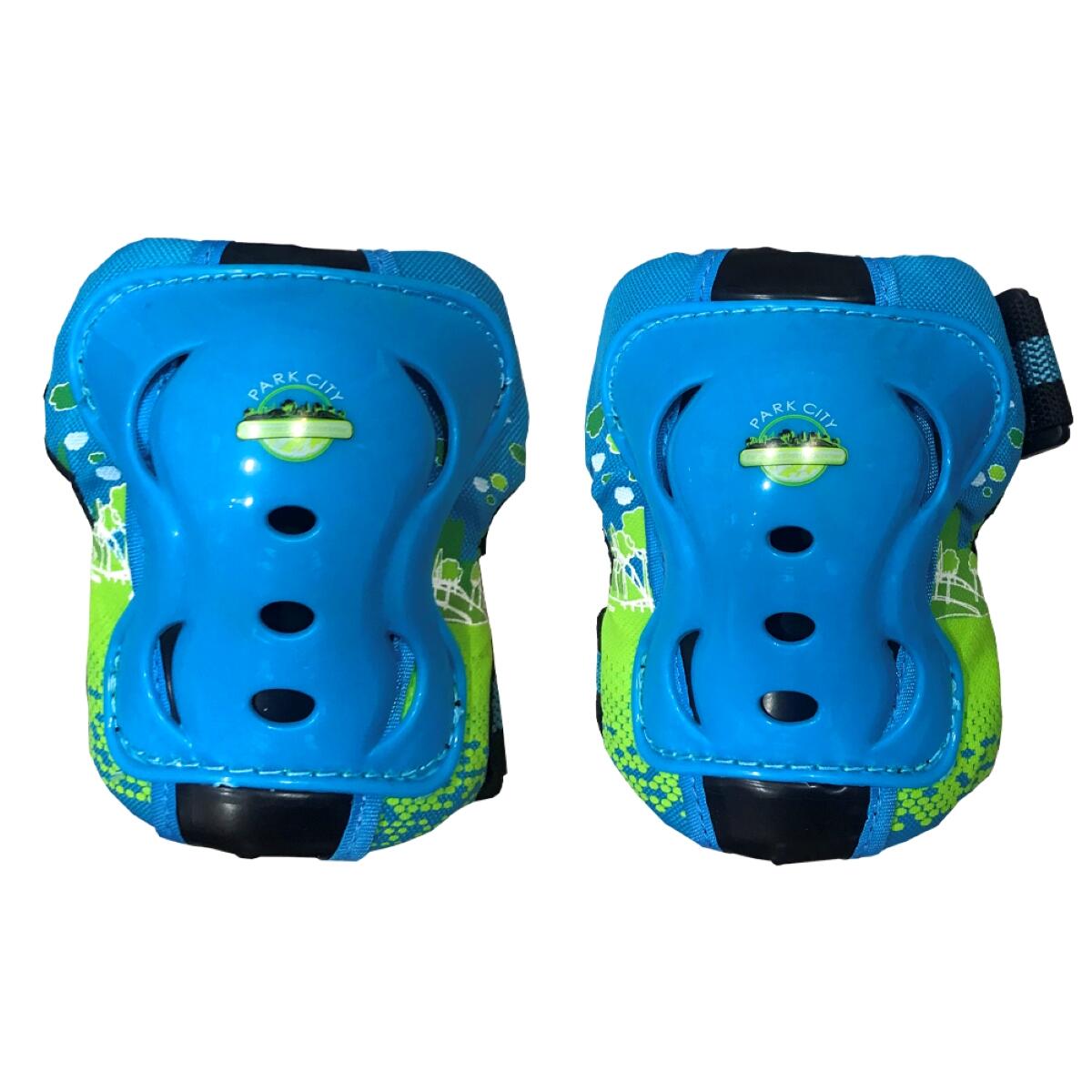 SET PROTECCIONES PAR CITY JUNIOR AZUL 3/3