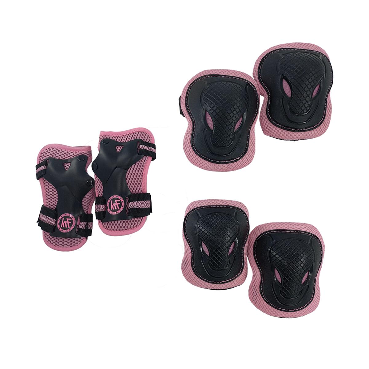 KRF SET PROTECCIONES COMPLETO ESSENTIAL ROSA 2/4