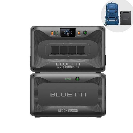 Solar Generator Apex 300 & B500K, 5529,6Wh Strom für Camping & Vanlife