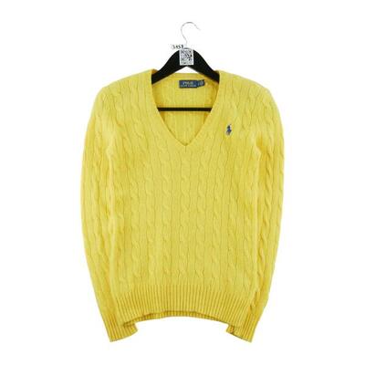 Tweedehands - dames gele trui - als nieuw