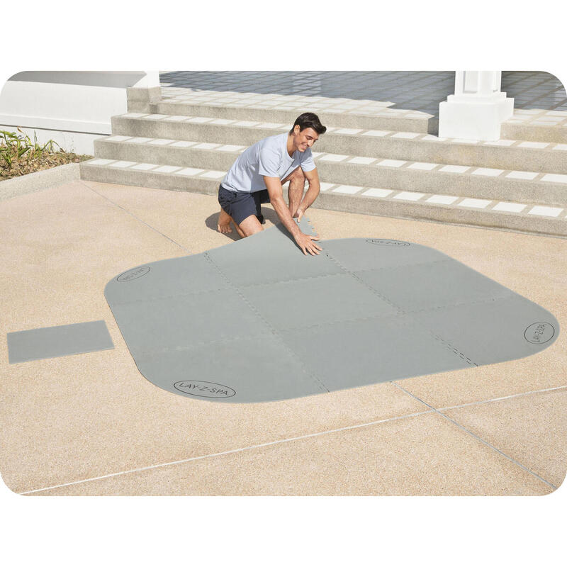 Bestway Lay-Z-Spa Tapis de Sol 216 x 216 cm