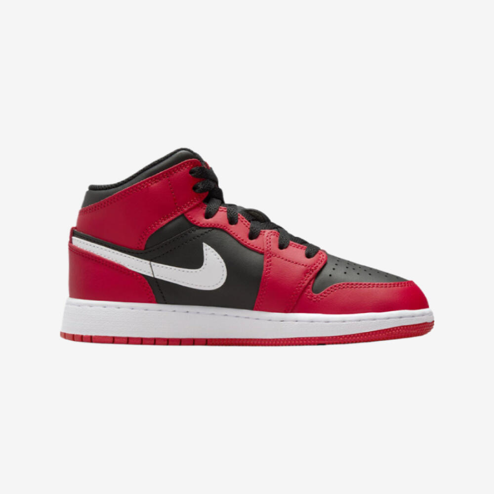 Jordan 1 Mid Gym Red Black White (2024) 3/5