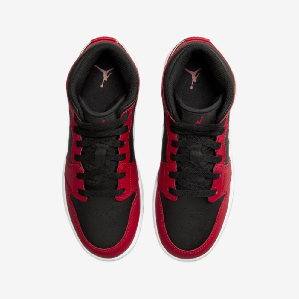 Jordan 1 Mid Gym Red Black White (2024) 4/5