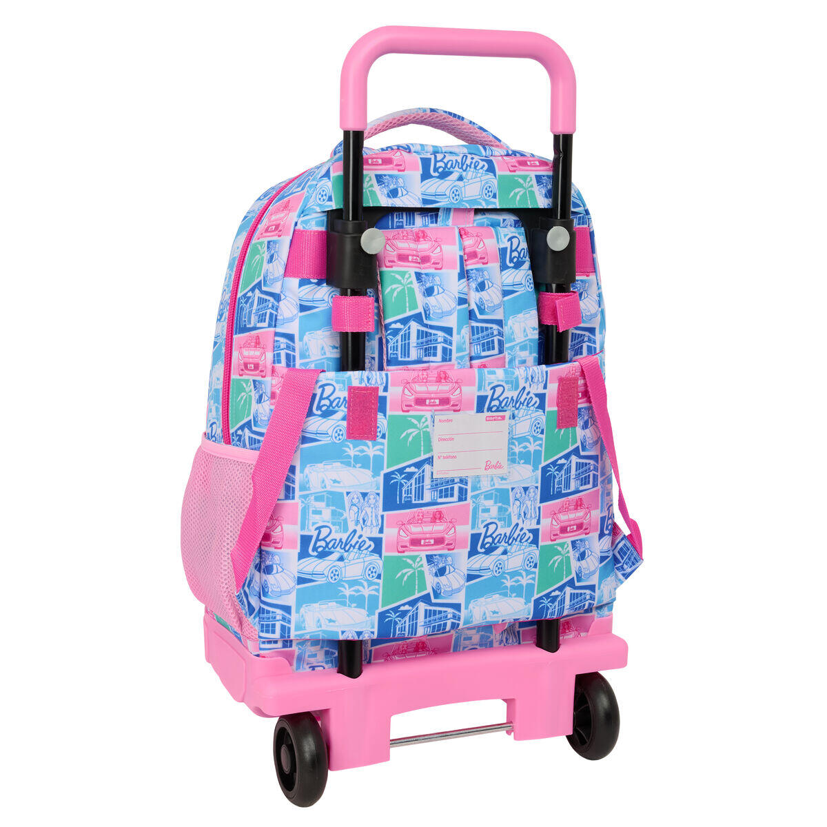 Mochila Escolar com Rodas BARBIE Poliéster 300D 3/3