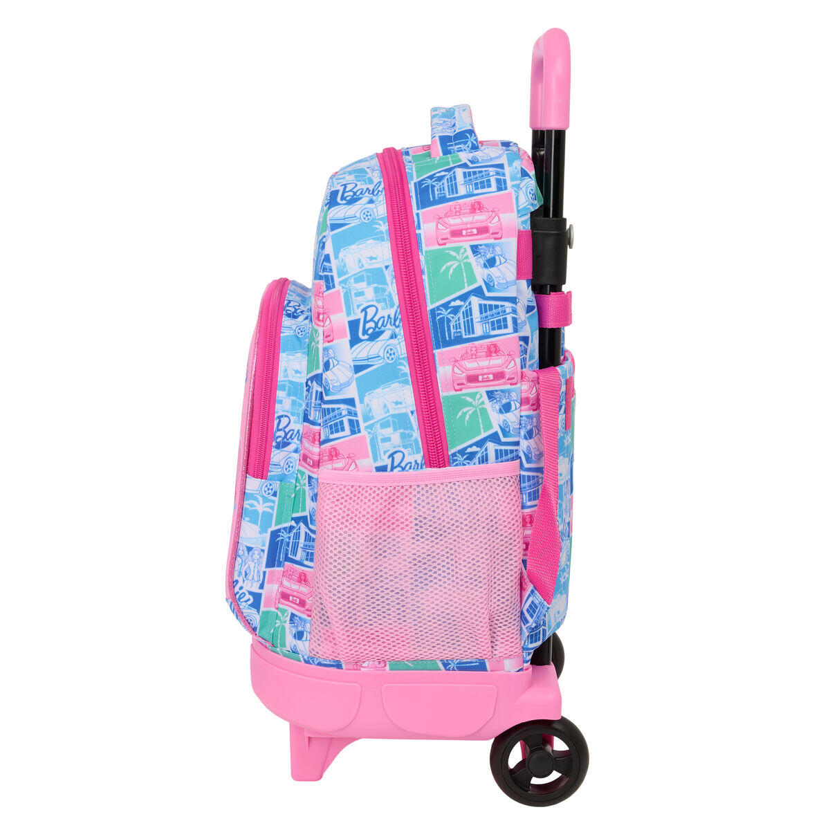 Mochila Escolar com Rodas BARBIE Poliéster 300D 2/3