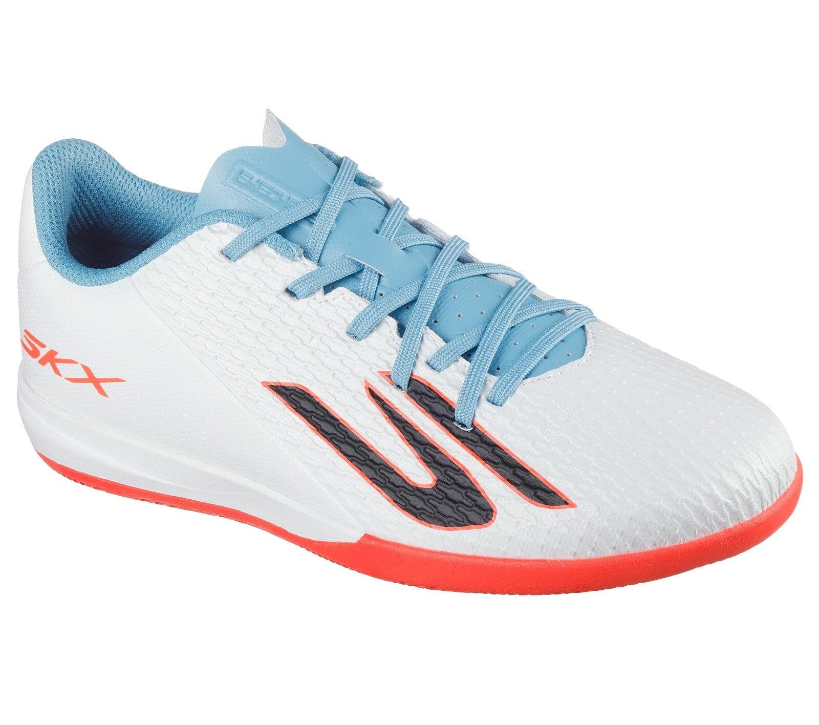Chaussures de football indoor Skechers SKX_2 WTQP blanc/turquoise 3/6