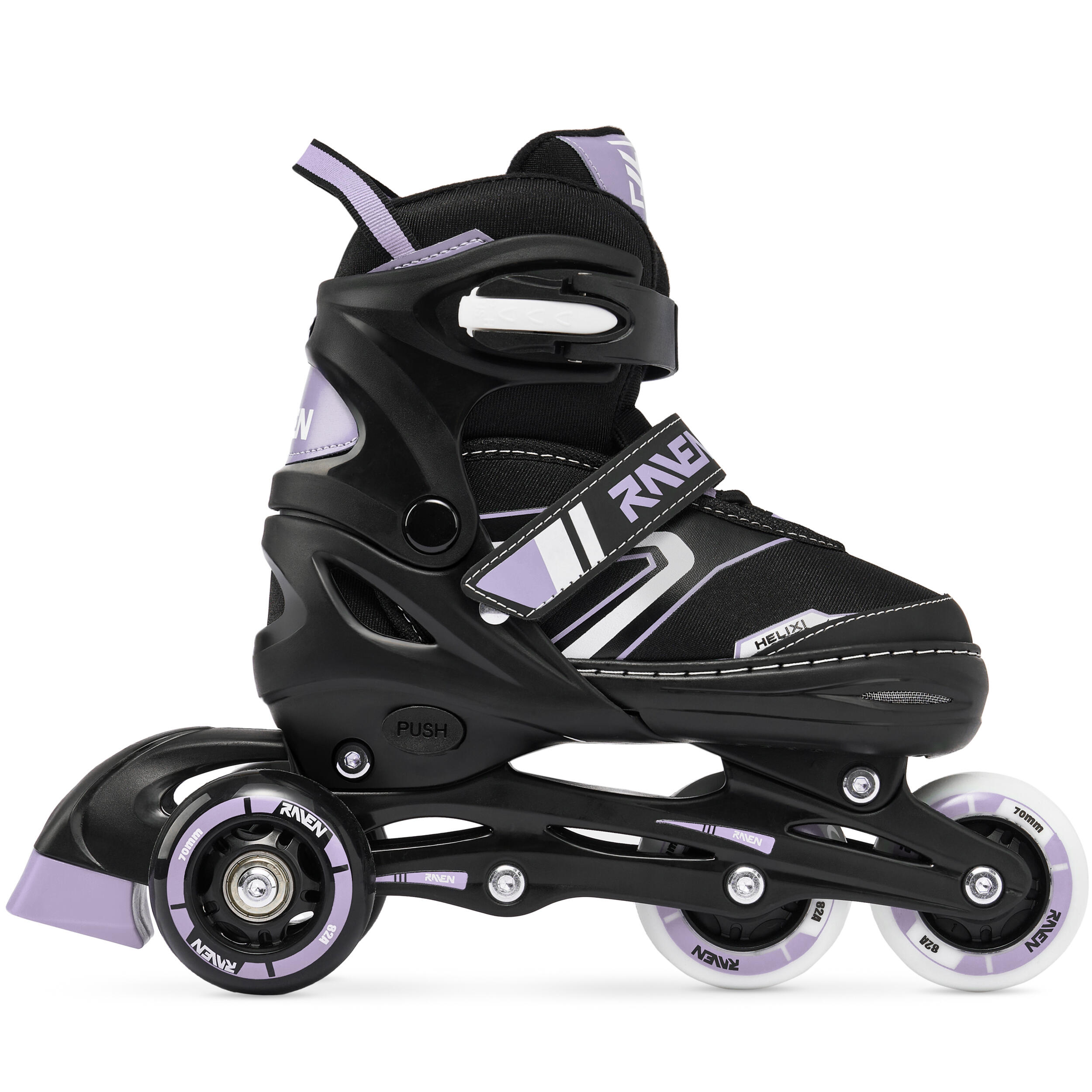 Patin à roulettes roues LED Mides taille modulable RAVEN Patin à roulettes roues LED Mides taille modulable RAVEN