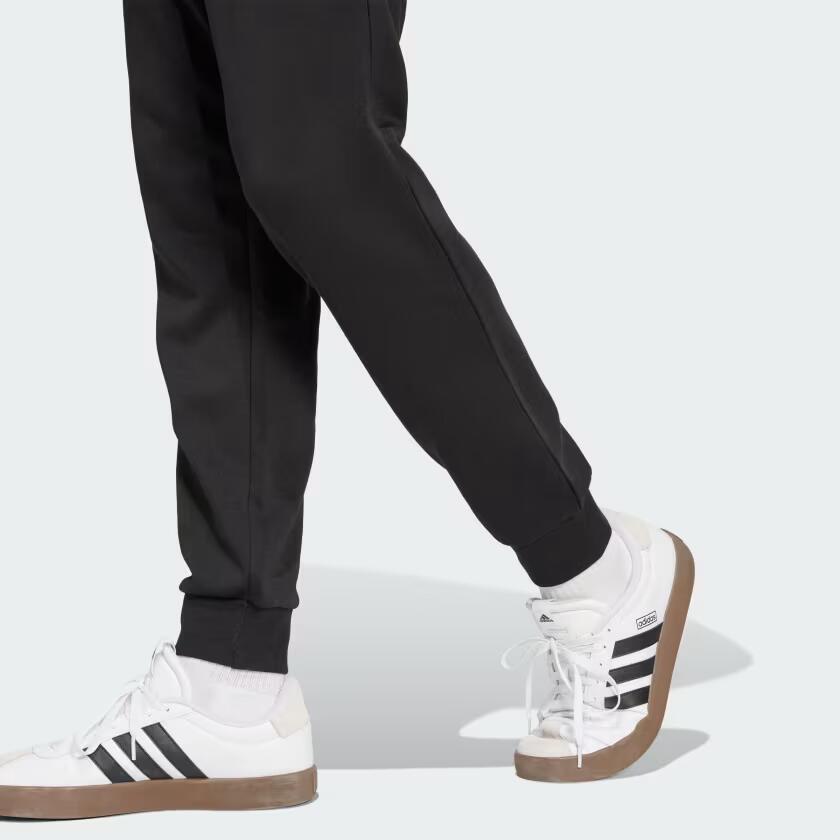 Pantalon adidas Essentials Feelcozy JE3815 polaire noir/blanc 5/6