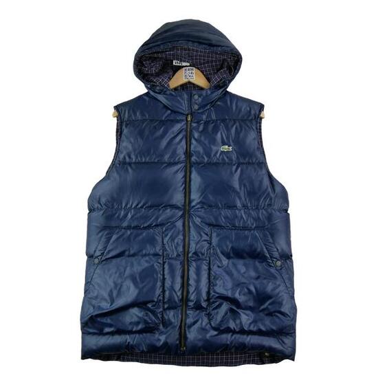 Seconda Mano - Cappotto trapuntato blu marino reversibile - Stato eccellente