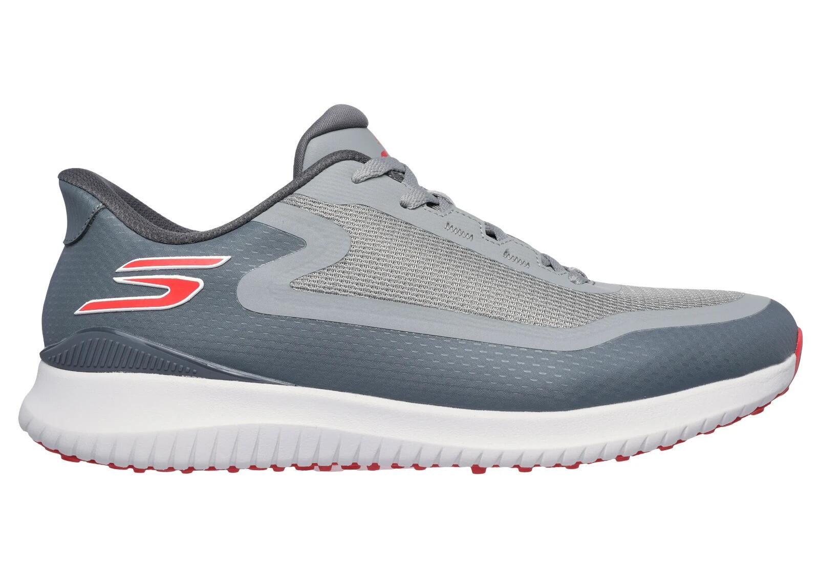 Chaussures de golf Skechers GO GOLF Flight gris spikeless 1/5